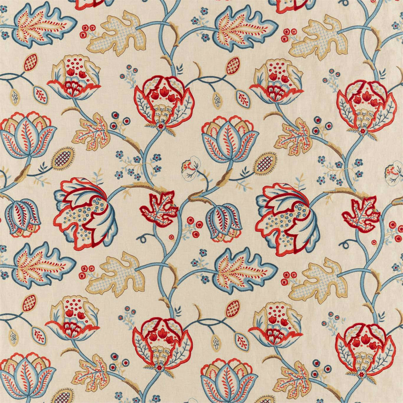 Theodosia Embroidery Fabric by Morris & Co.