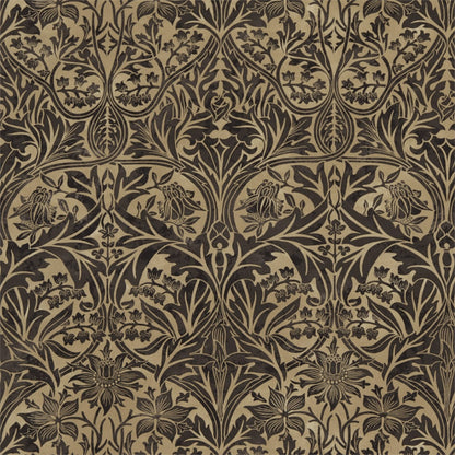 Bluebell Fabric by Morris & Co. - DM6F220331 - Black/Manilla