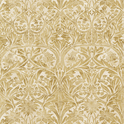 Bluebell Fabric by Morris & Co. - DM6F220333 - Gold/Vellum