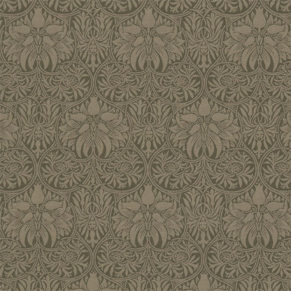 Crown Imperial Fabric by Morris & Co. - DM6W230293 - Moss/Biscuit