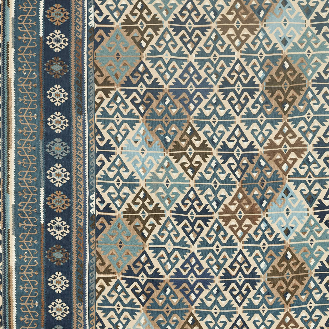Burdock & Star Fabric by Morris & Co. - DMA4236519 - Indigo