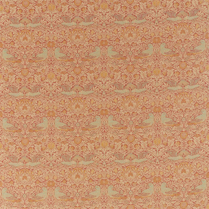 Bird Weave Fabric by Morris & Co. - DMLF236846 - Brick