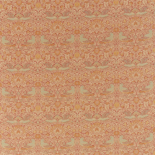 Bird Weave Fabric by Morris & Co. - DMLF236846 - Brick