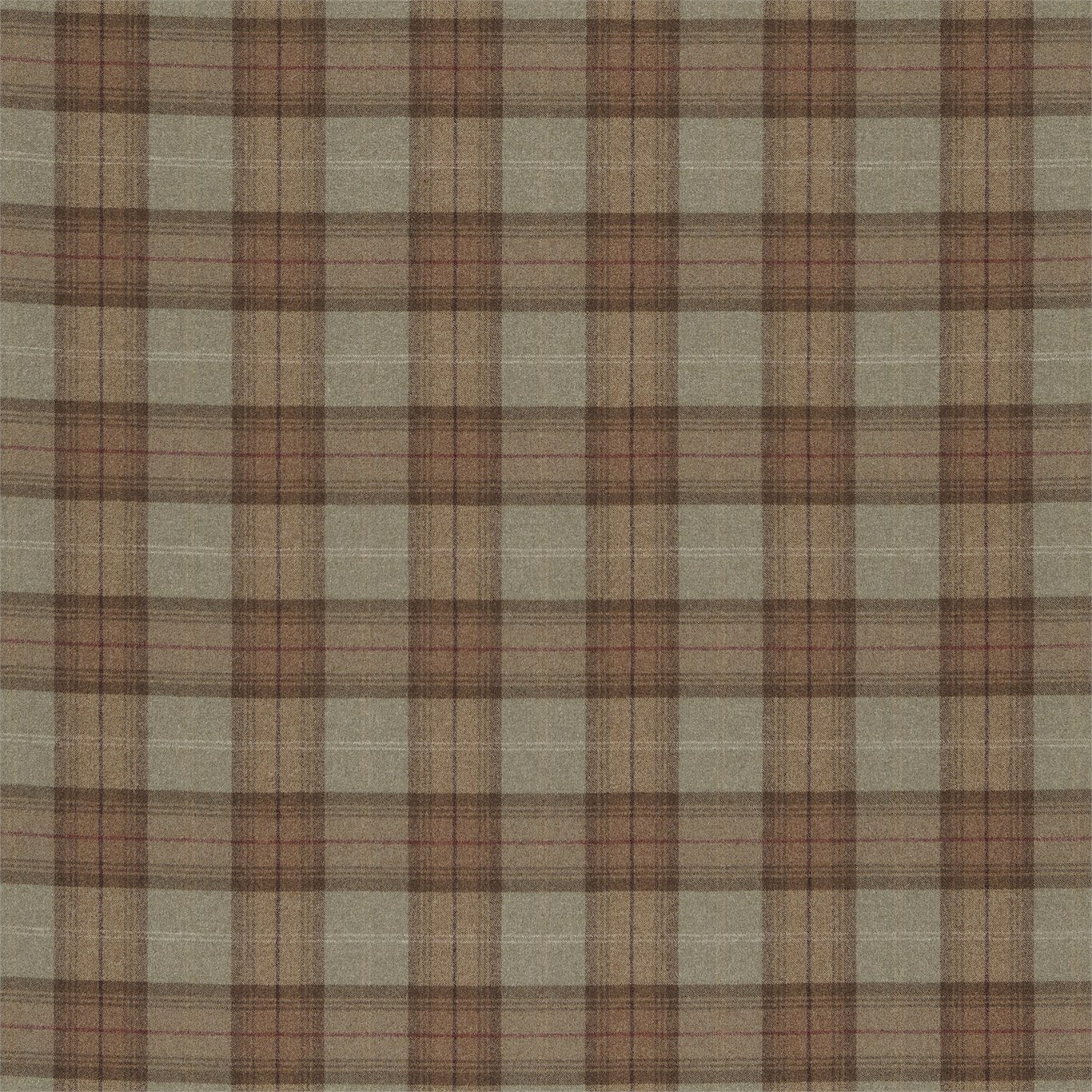 Woodford Plaid Fabric by Morris & Co.