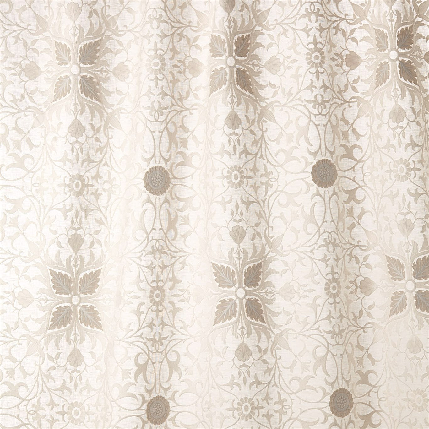 Pure Net Ceiling Applique Fabric by Morris & Co.