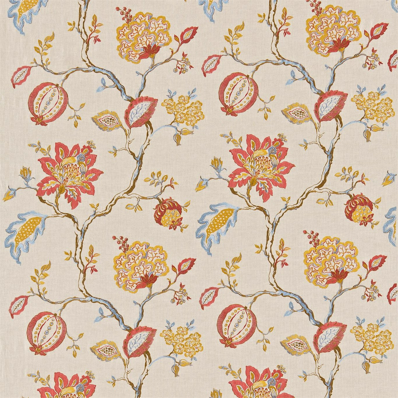 Hadham (Embroidery) Fabric by Sanderson