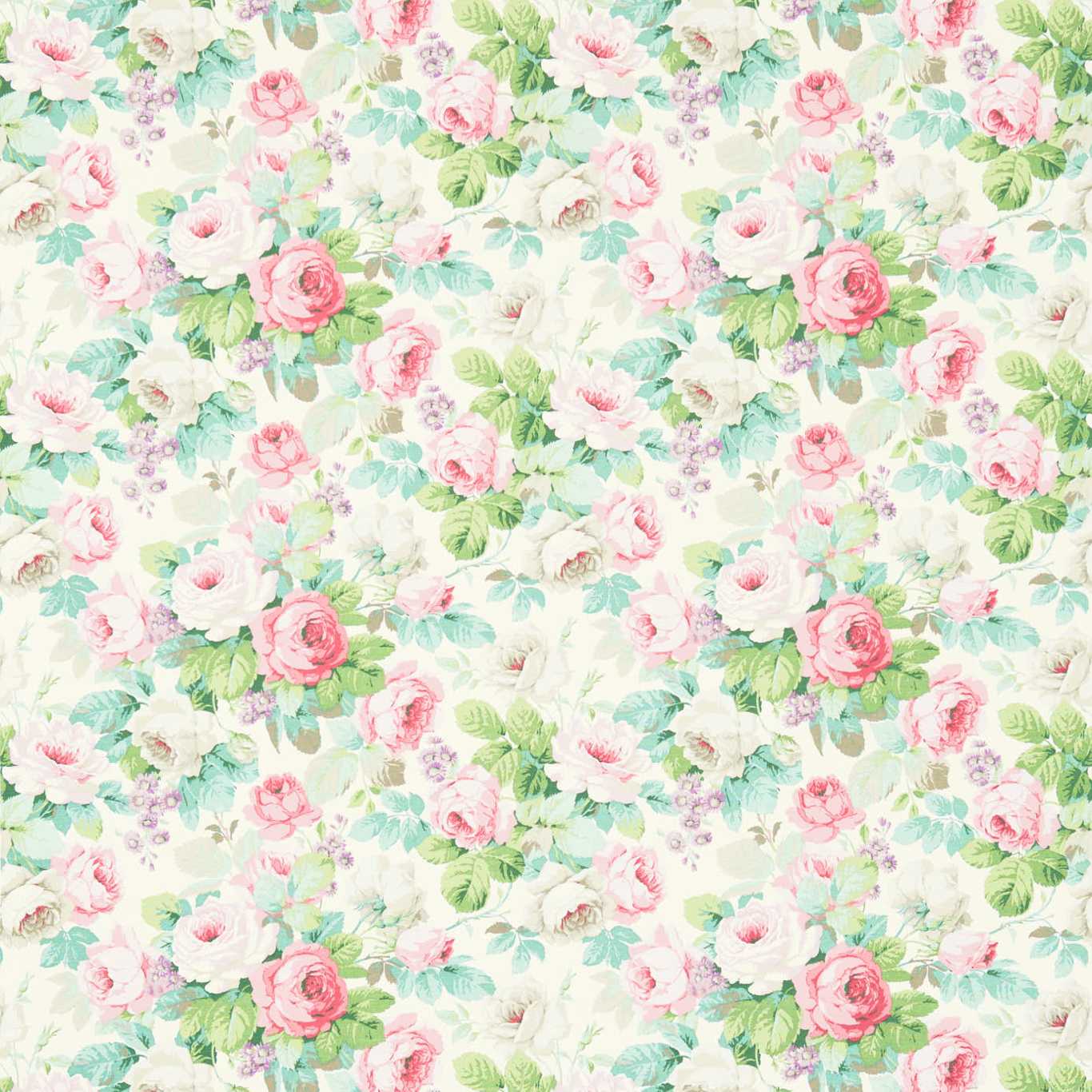 Chelsea Fabric by Sanderson - DVIN224321 - Pink/Celadon