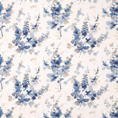 Delphiniums Fabric by Sanderson - DWAP226288 - Indigo