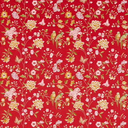 Chinoiserie Hall Fabric by Sanderson - DWAT237274 - Cinnabar Red