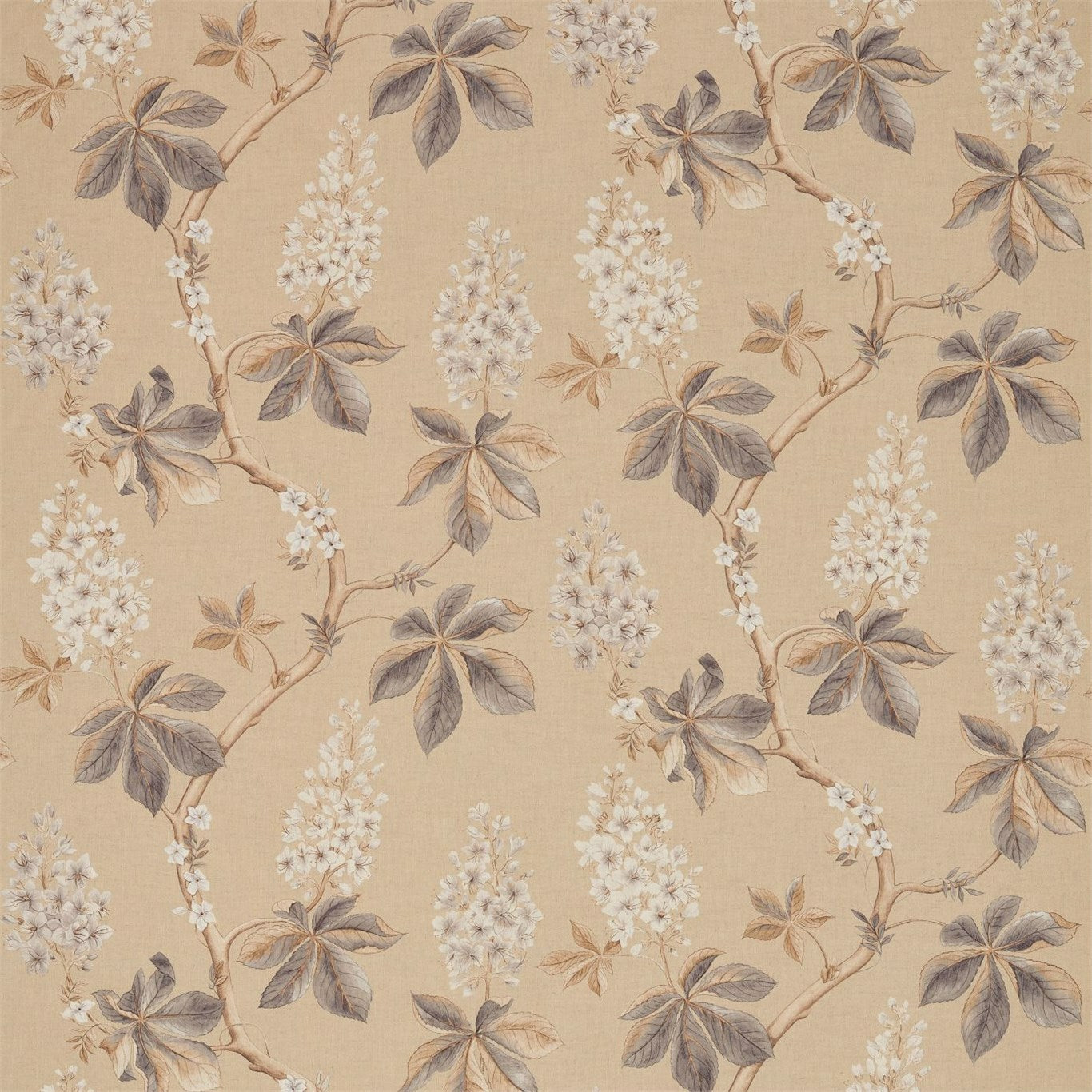 Chestnut Tree Fabric by Sanderson - DWOW225514 - Wheat/Pebble