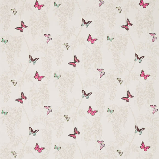 Wisteria & Butterfly Fabric by Sanderson