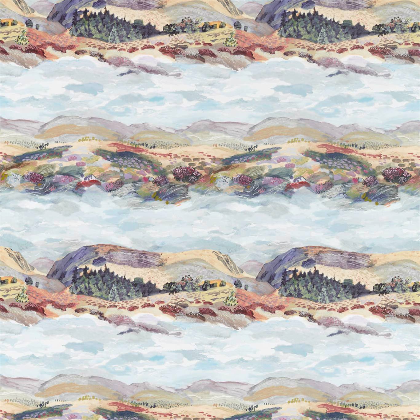 Elysian Fabric by Sanderson - DYSI226529 - Fig
