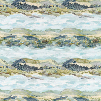 Elysian Fabric by Sanderson - DYSI226530 - Whitstable Blue