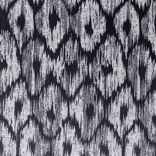 Bw1008 Fabric by Clarke & Clarke - F0880/01 - Black/White