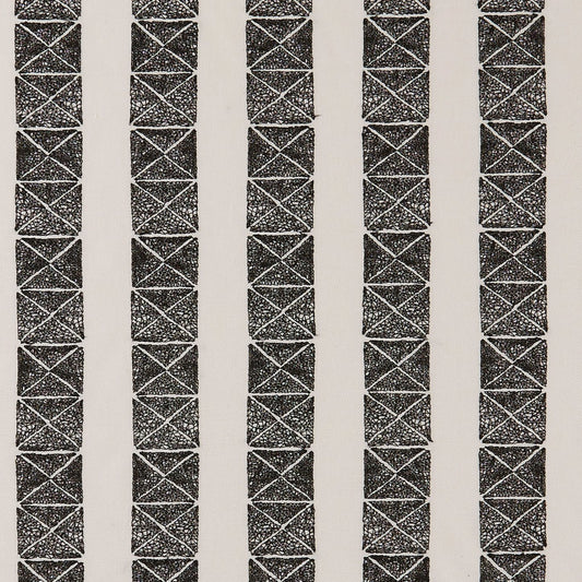 Bw1013 Fabric by Clarke & Clarke - F0885/01 - Black/White