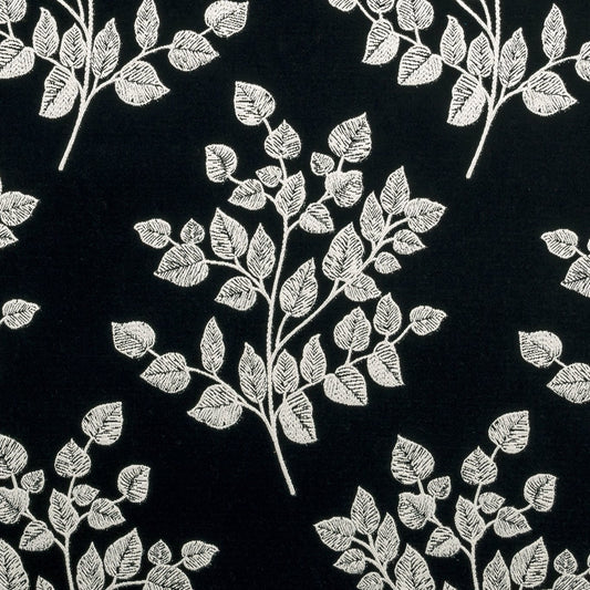 Bw1036 Fabric by Clarke & Clarke - F0909/01 - Black/White