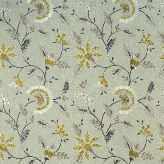 Delamere Fabric by Clarke & Clarke - F1004/01 - Chartreuse