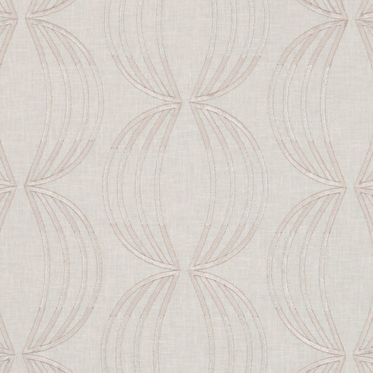 Carraway Fabric by Clarke & Clarke - F1070/01 - Champagne