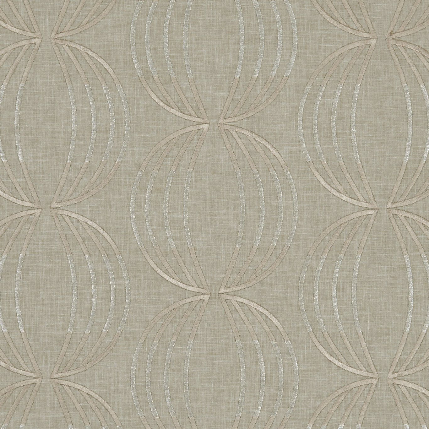 Carraway Fabric by Clarke & Clarke - F1070/03 - Linen