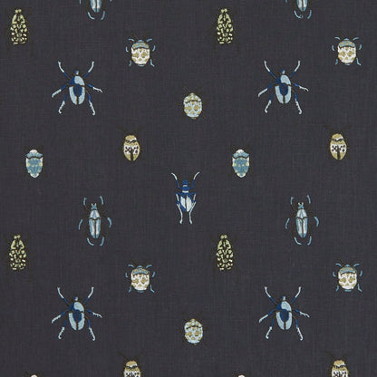 Beetle Fabric by Clarke & Clarke - F1095/02 - Mineral