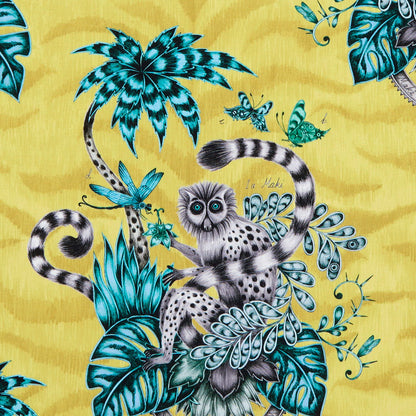 Lemur Fabric by Emma Shipley