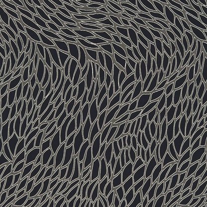 Corallino Fabric by Clarke & Clarke - F1246/05 - Nero