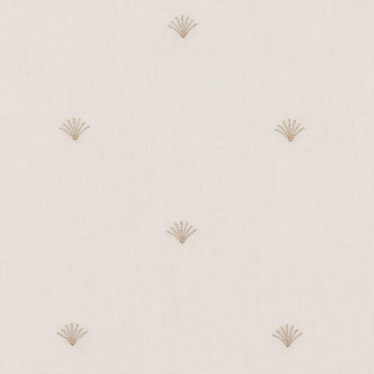 Fino Ivory/Rose Gold Fabric by Clarke & Clarke
