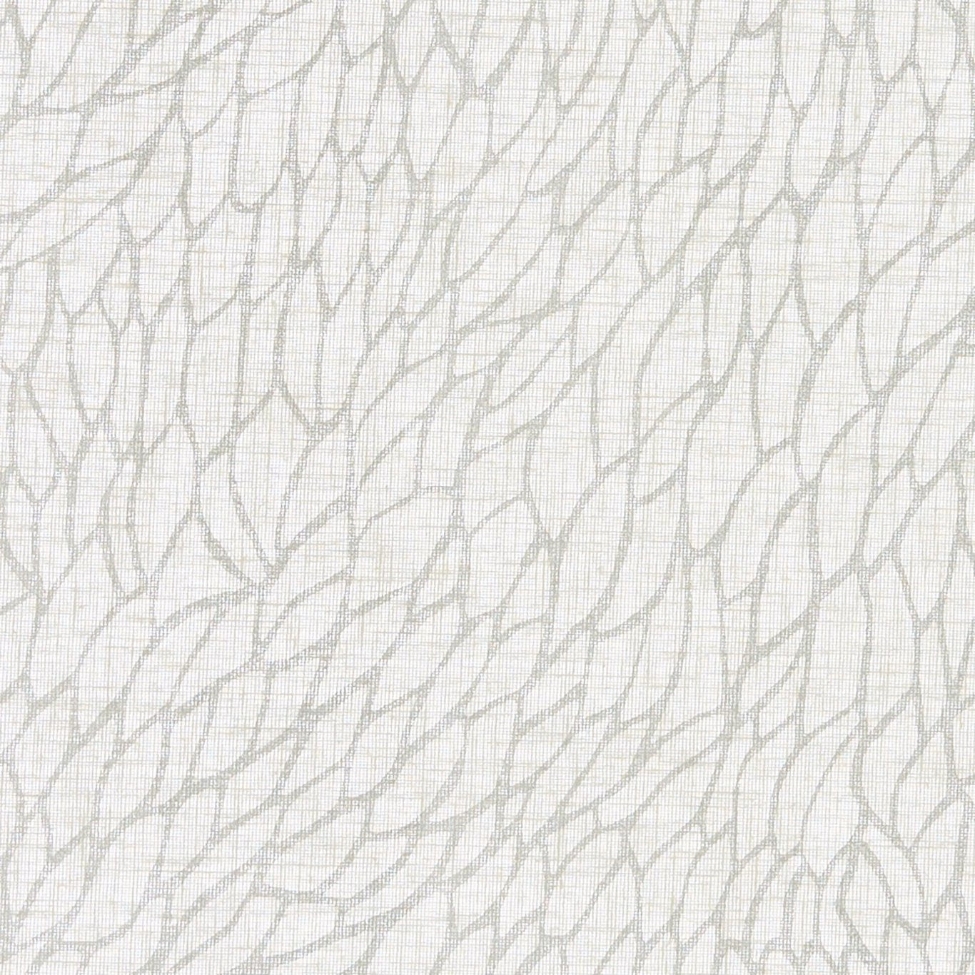 Corallino Sheer Fabric by Clarke & Clarke - F1278/01 - Chalk/Silver