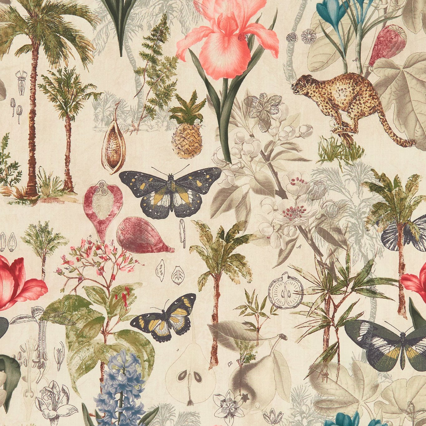 Botany Fabric by Clarke & Clarke - F1297/03 - Tropical