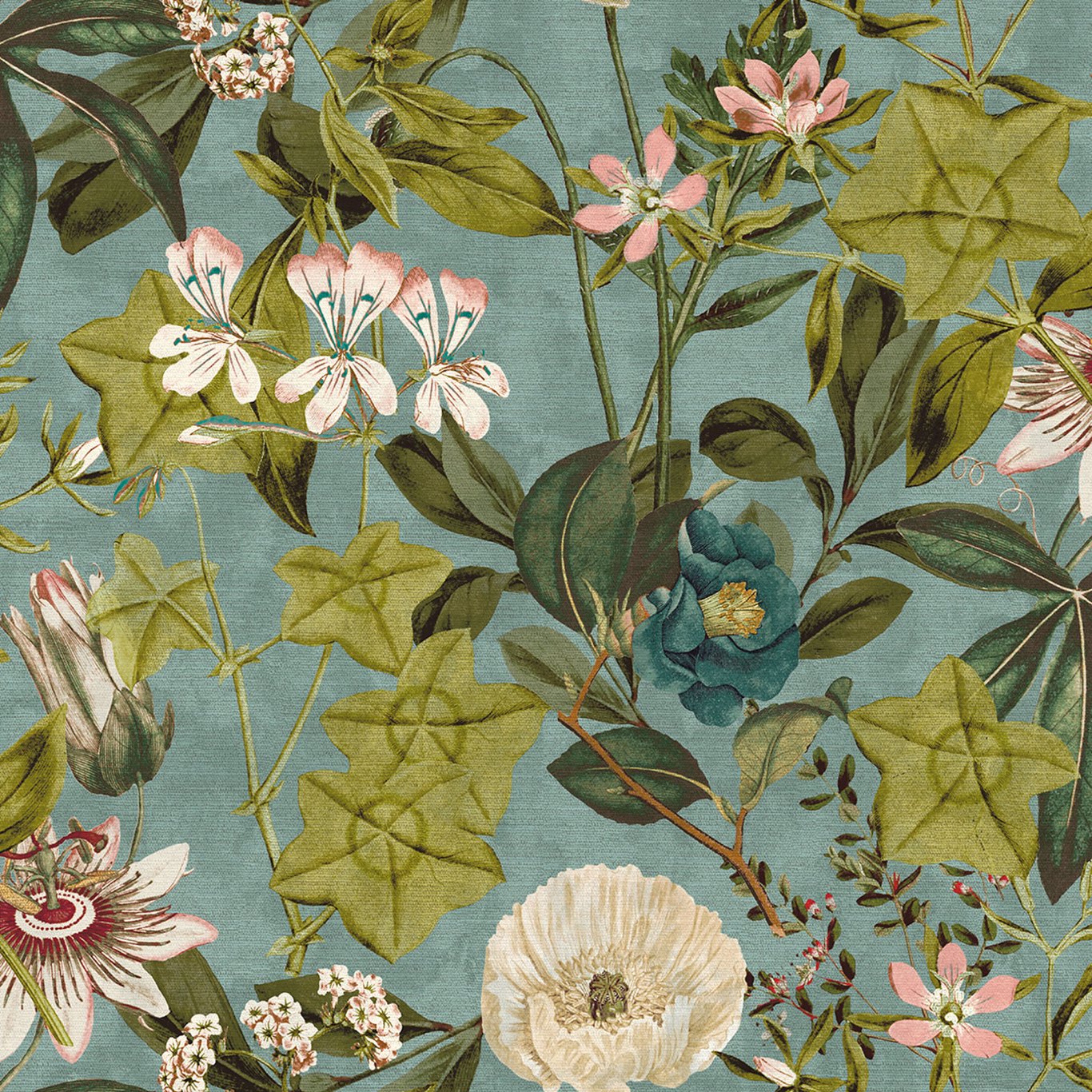 Passiflora Fabric by Clarke & Clarke