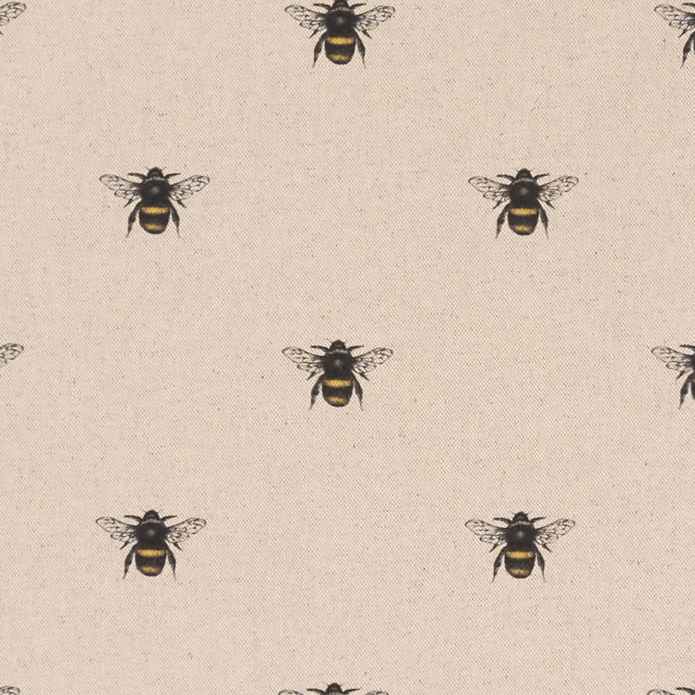 Abeja Fabric by Clarke & Clarke - F1325/03 - Linen