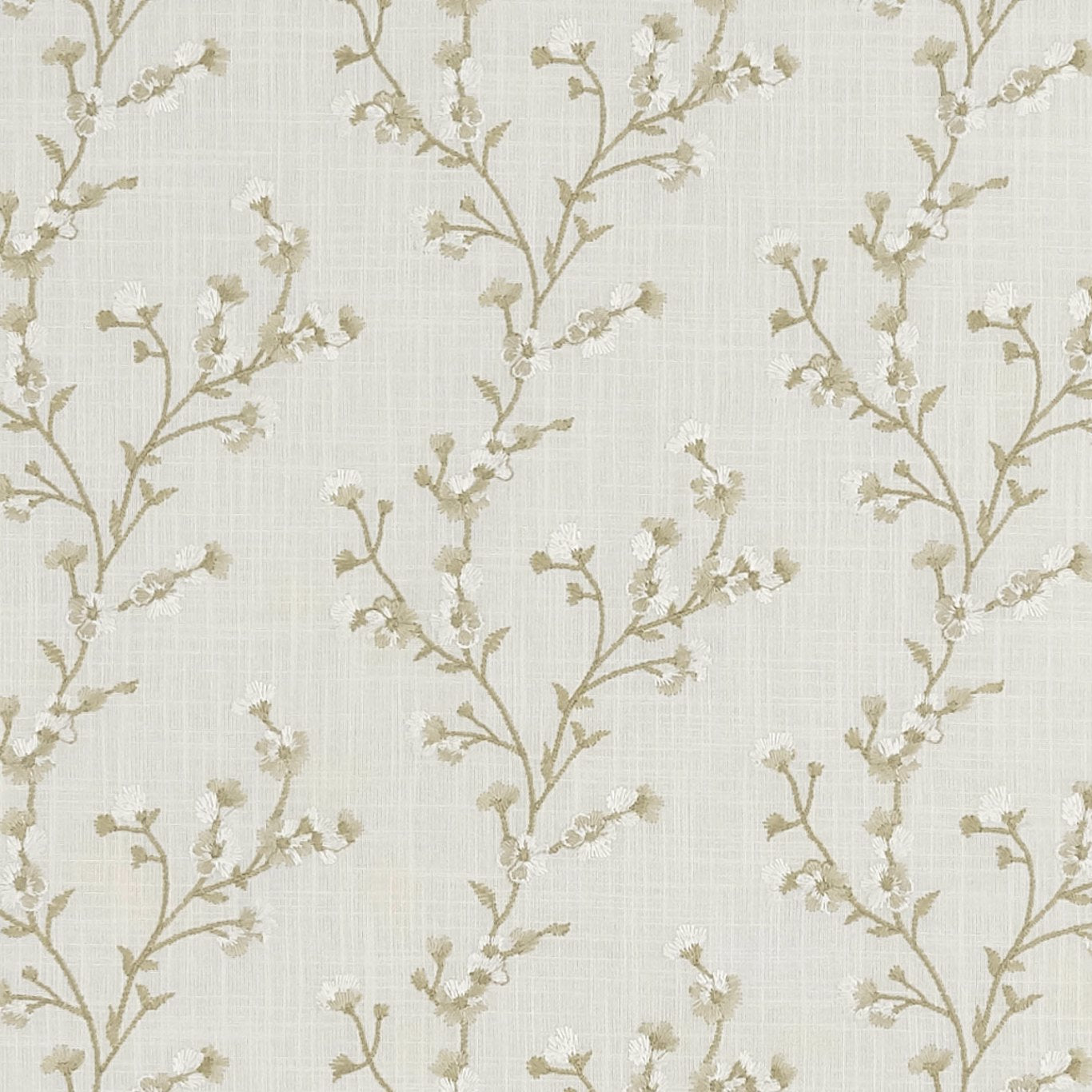 Blossom Fabric by Clarke & Clarke - F1439/02 - Ivory