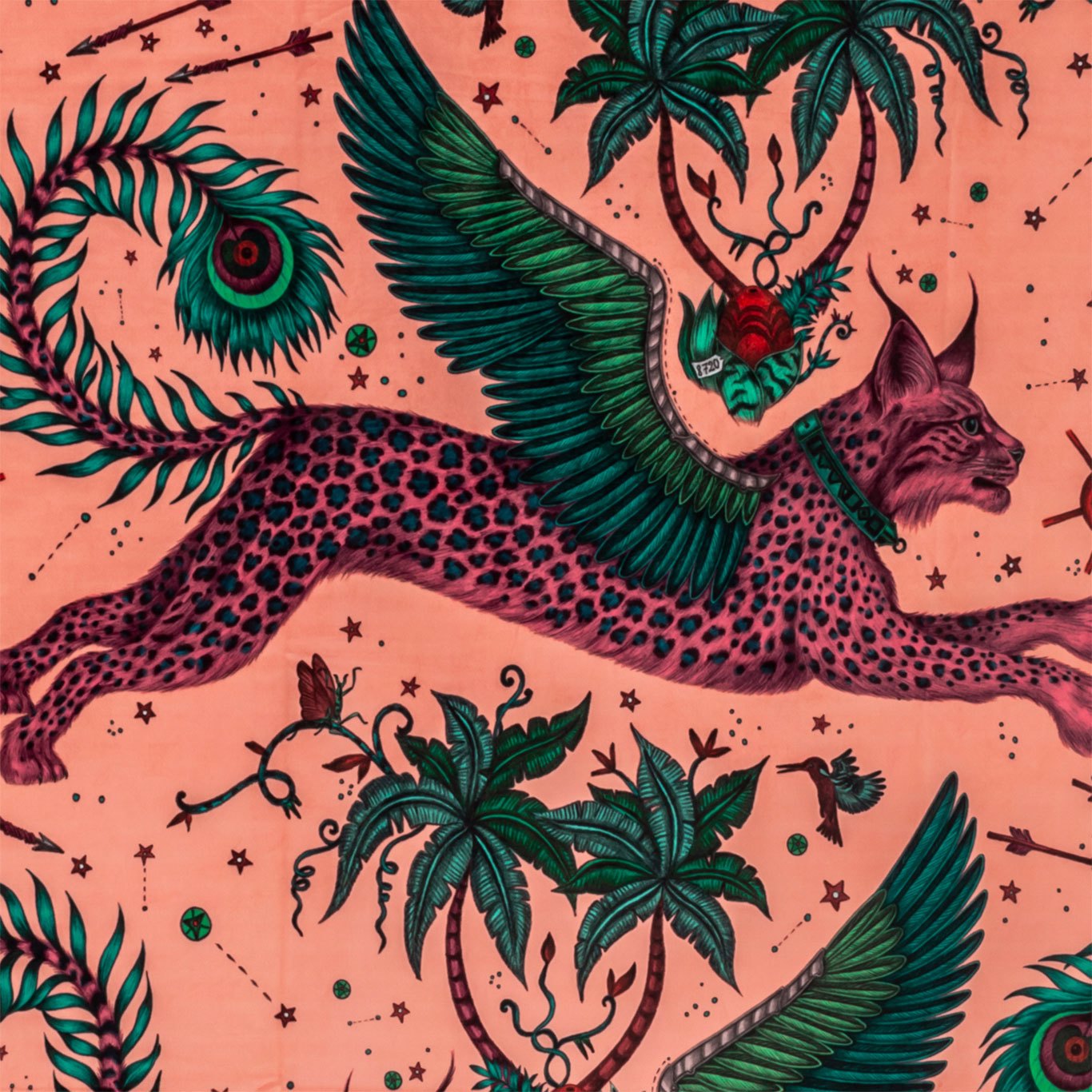 Lynx Fabric by Emma Shipley