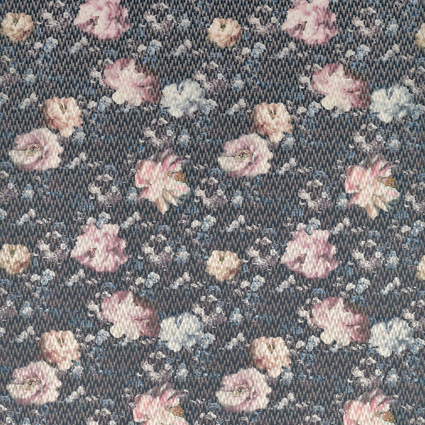 Camile Fabric by Clarke & Clarke - F1523/01 - Blush/Charcoal