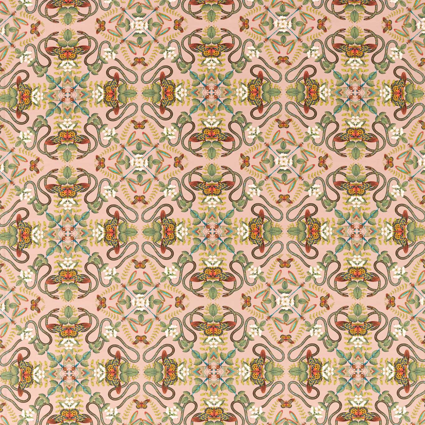 Emerald Forest Fabric by Wedgwood - F1599/01 - Blush