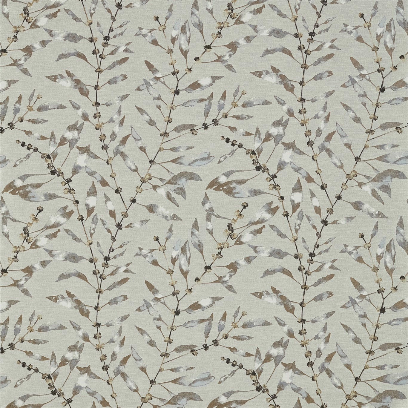 Chaconia Fabric by Harlequin - HANZ132292 - Brass/Ink