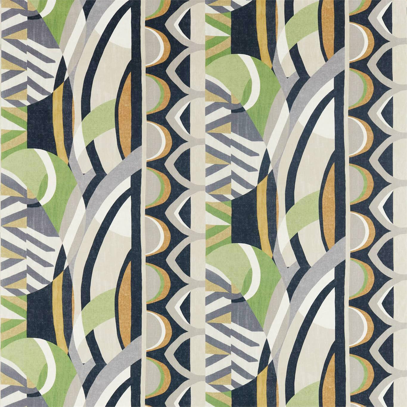 Atelier Fabric by Harlequin - HATL120793 - Saffron / Charcoal / Wasabi