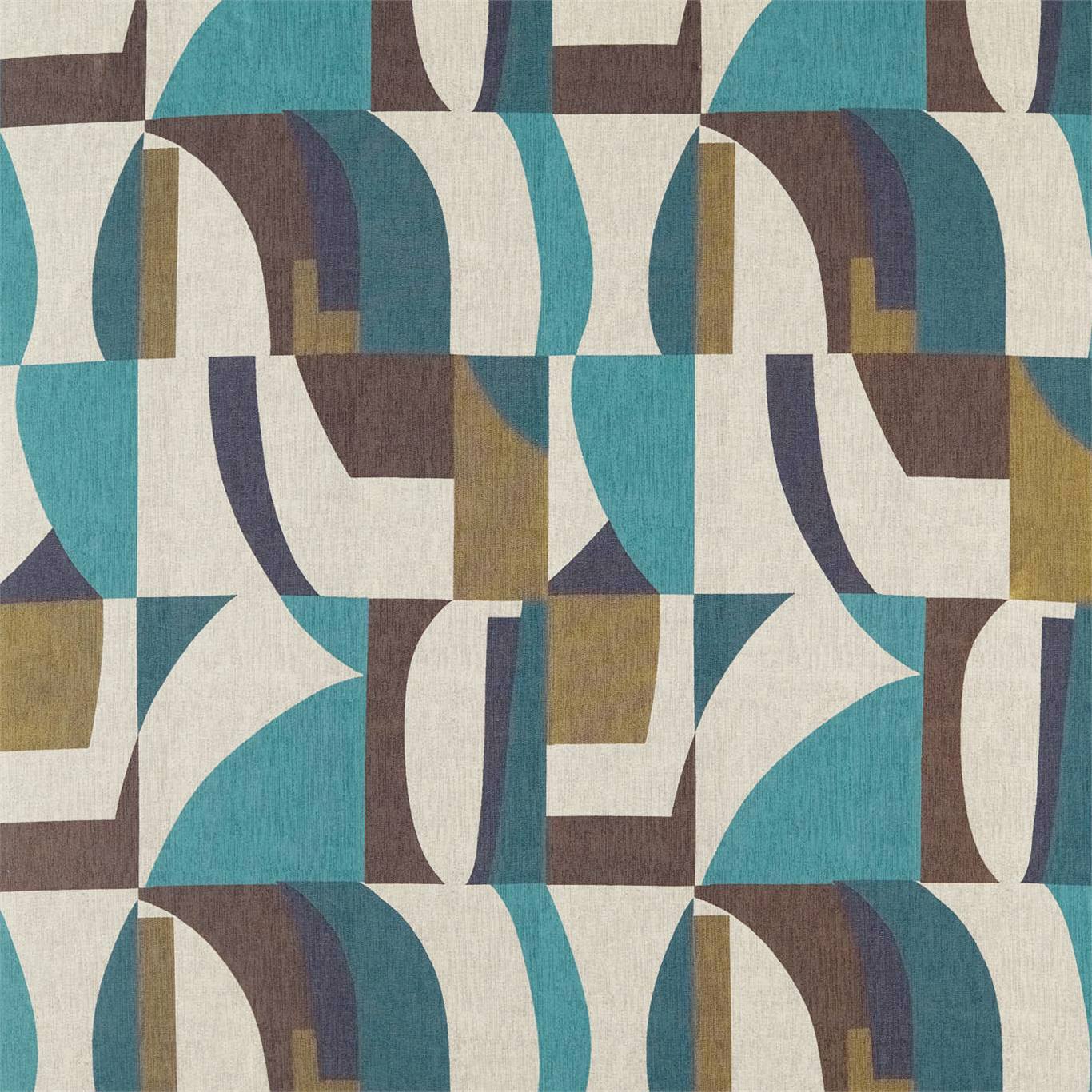 Bodega Fabric by Harlequin - HATL132869 - Ink/Marine/Ochre