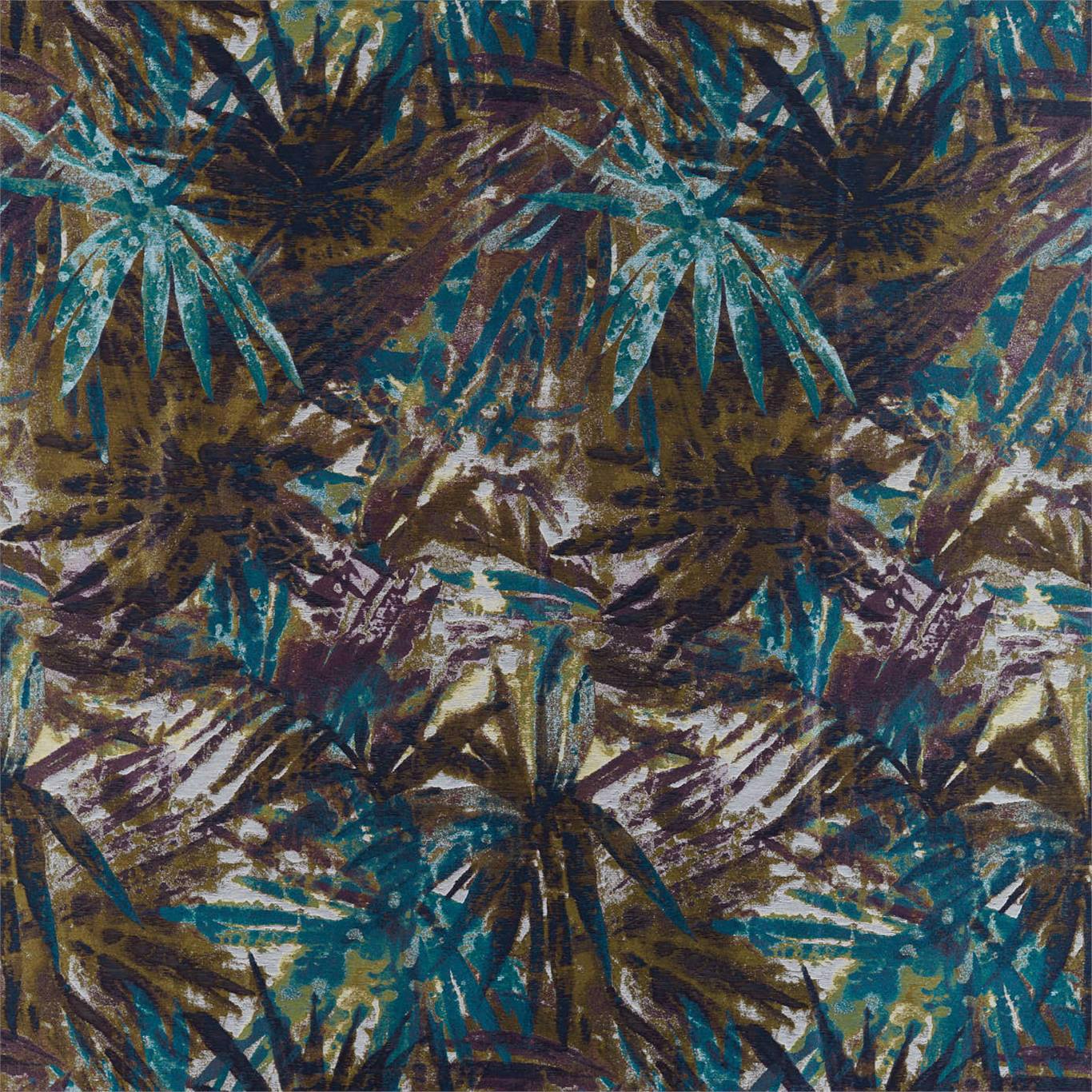 Celadon Fabric by Harlequin - HATL132871 - Marine/Plum/Zest