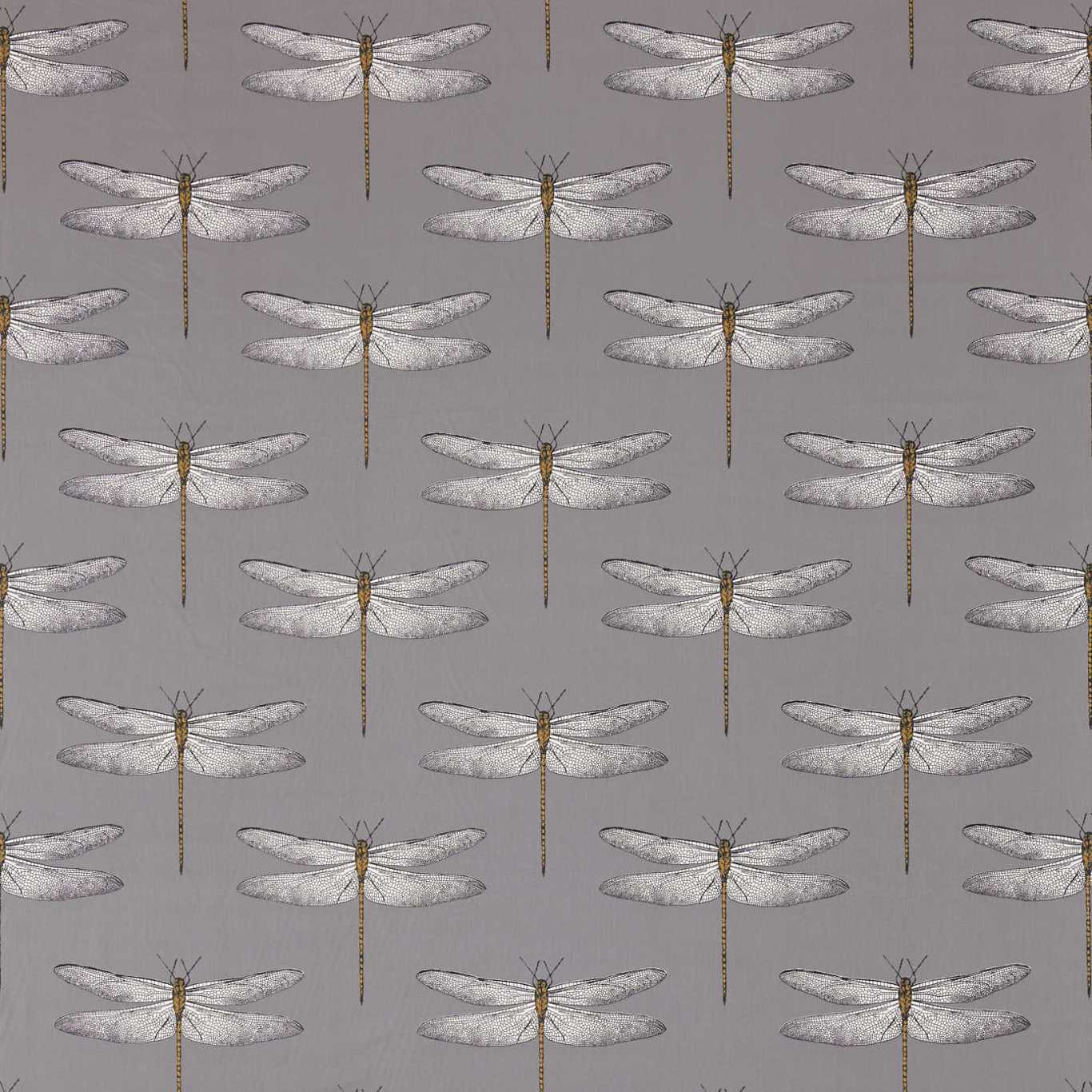 Demoiselle Fabric by Harlequin - HGAT120433 - Graphite/Almond
