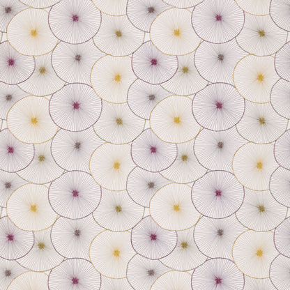 Aster Fabric by Harlequin - HGAT131587 - Chartreuse / Plum / Truffle / Gold