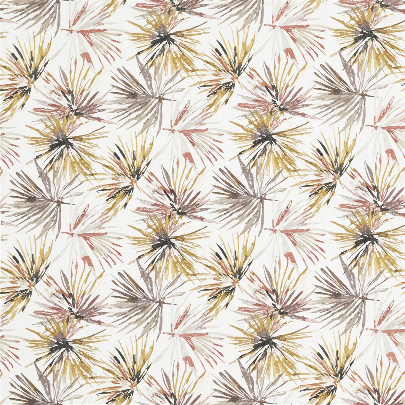 Aucuba Fabric by Harlequin - HMOE132241 - Paprika/Ochre