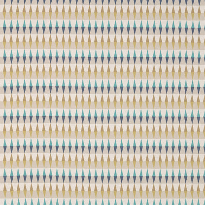 Ampico Fabric by Harlequin - HVIS132091 - Marine/Zest/Ochre