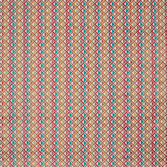 Boka Velvet Fabric by Harlequin - HVVC132973 - Azalea / Lagoon / Olive