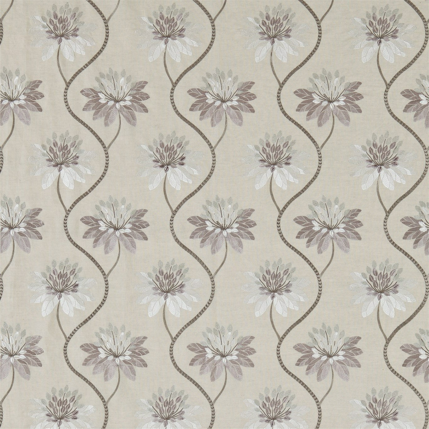 Eloise Fabric by Harlequin - HWHI131542 - Silver Mink