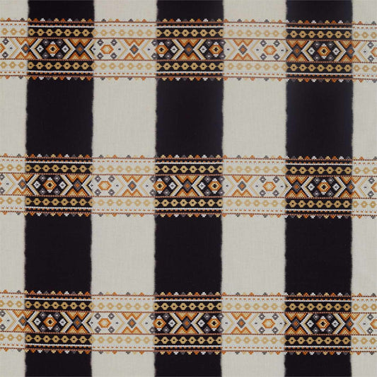 Bora Fabric by Harlequin - HZAP132642 - Charcoal / Bronze / Silver