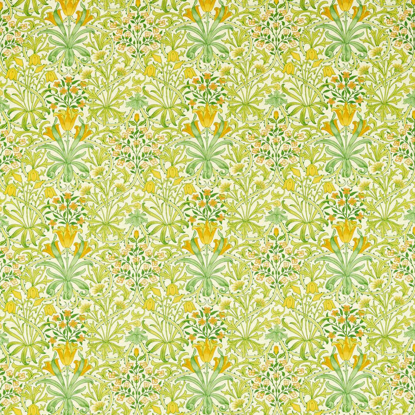 Woodland Weeds Fabric by Morris & Co.