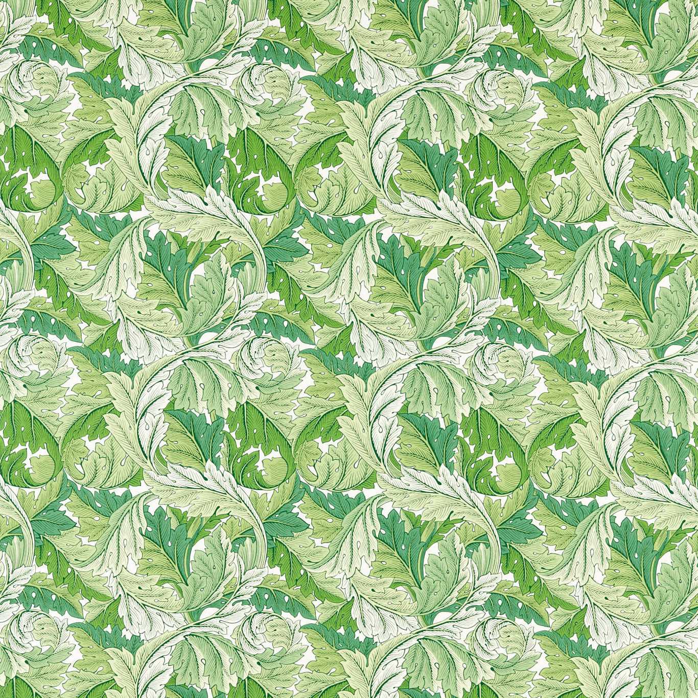 Acanthus Fabric by Morris & Co. - MSIM226896 - Leaf Green