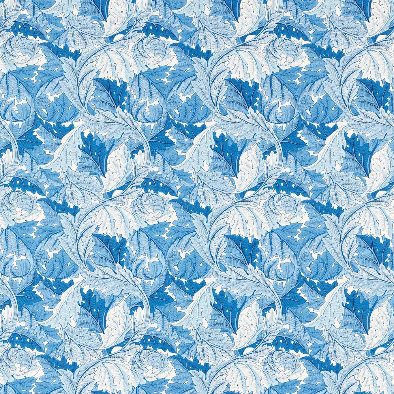 Acanthus Fabric by Morris & Co. - MSIM226897 - Woad