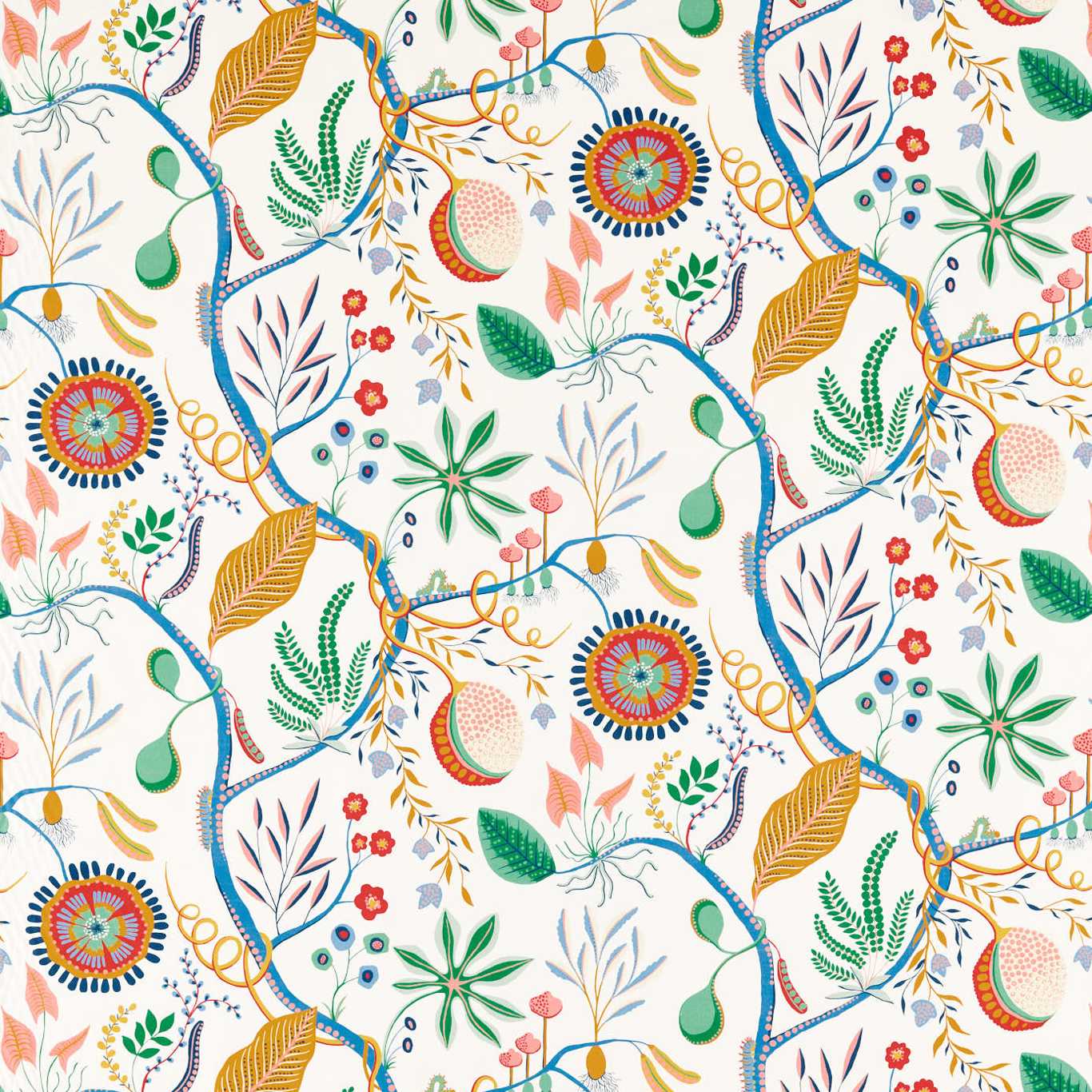 Jackfruit And The Beanstalk Fabric by Scion